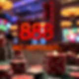 Visual representation of the 888 no deposit bonus