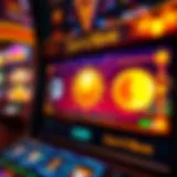 Visual representation of the Sun and Moon slot machine interface showcasing vibrant graphics