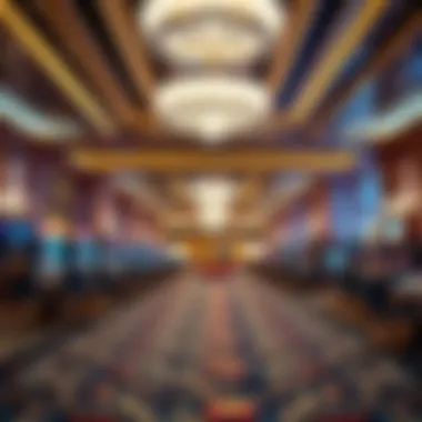 Elegant Design and Decor of the Casino Decorative elements in the casino setting