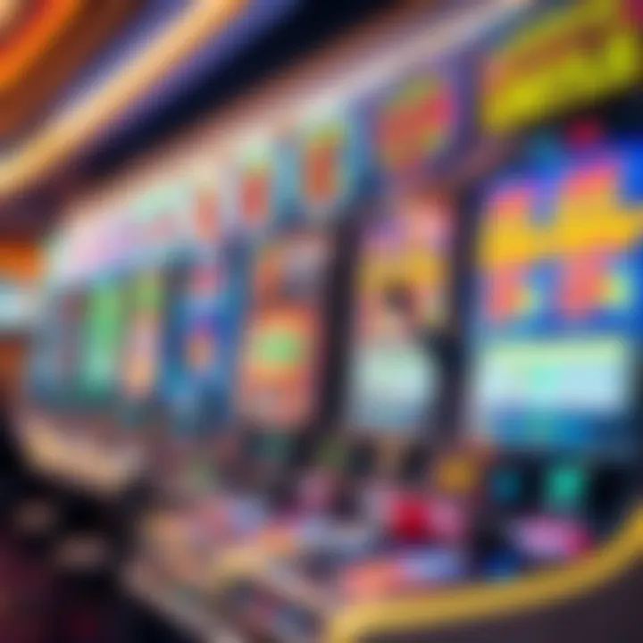 Diverse Slot Machine Offerings Exciting slot machines lined up