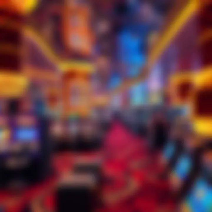 Inside view of a bustling casino floor
