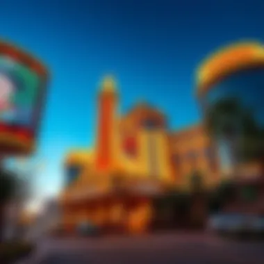 Exterior view of a luxury casino in Las Vegas