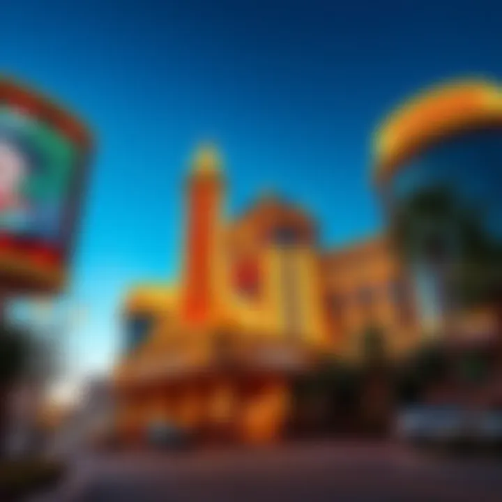 Exterior view of a luxury casino in Las Vegas