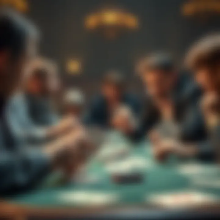 Exciting gameplay of Tonk with colorful cards