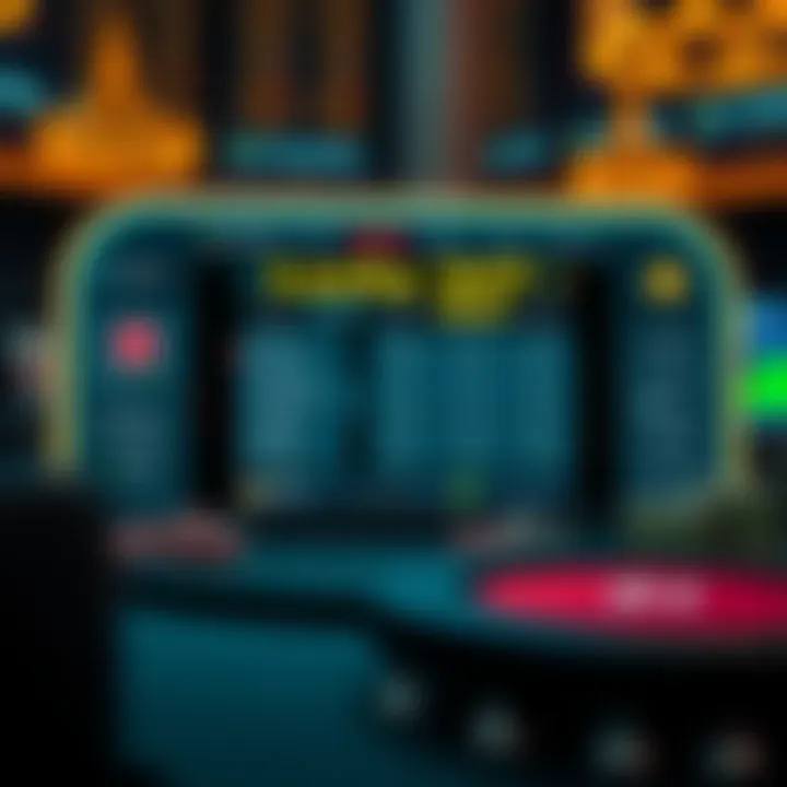 Visual Representation of Lucky 247 User Interface Overview of Lucky 247 platform interface