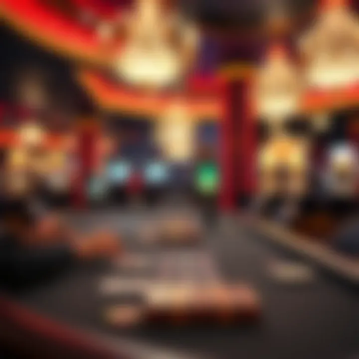 Casino environment influencing gameplay