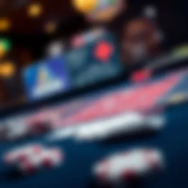 A graphical representation of security features in online blackjack applications