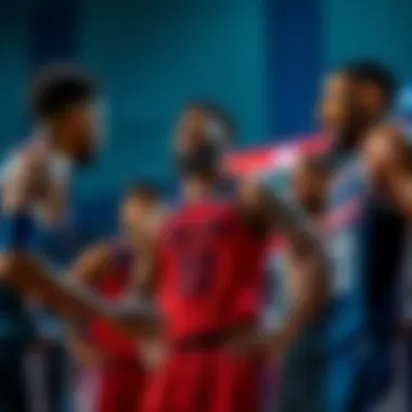 Team dynamics and chemistry during a match