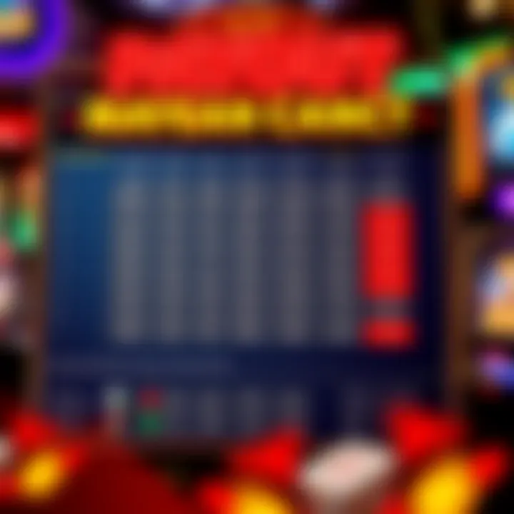 Payout percentage chart for slot machines