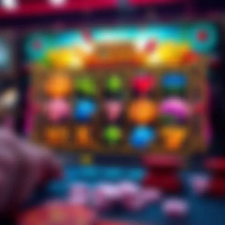 Vibrant Android Slot Graphics A captivating Android slot game interface showcasing vibrant graphics.