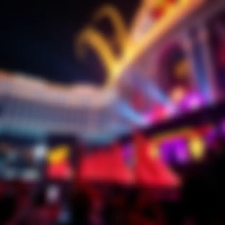 Entertainment Extravaganza at Bellagio Vibrant entertainment performance capturing the essence of Las Vegas