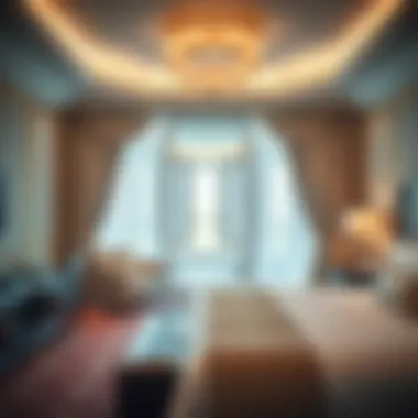 Elegant Accommodations at Bellagio Luxurious room at Bellagio Resort showcasing elegance and comfort