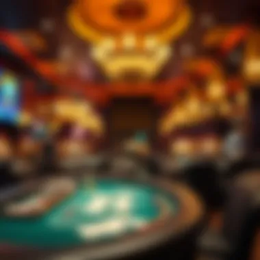 The Inviting Atmosphere of a Casino A tranquil casino environment highlighting the ambiance