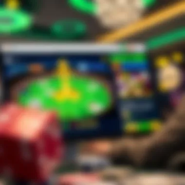 Online Casino Gaming Experience Screenshot of an online platform showcasing free casino games