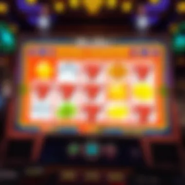 Gameplay Screen Showcasing Symbols and Features Gameplay screen showcasing symbols and features