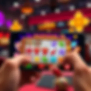 Exciting iPhone slot game interface