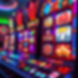 Vibrant online slot machine interface showcasing various themes