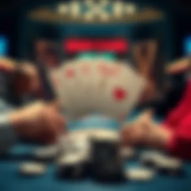 Visual representation of High Card Flush gameplay mechanics