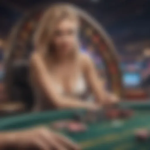 Stunning visuals of a premier online casino interface