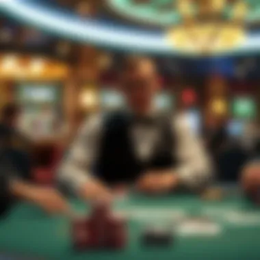 Understanding Player Psychology in Blackjack Visual representation of player psychology and its impact on gaming outcomes.