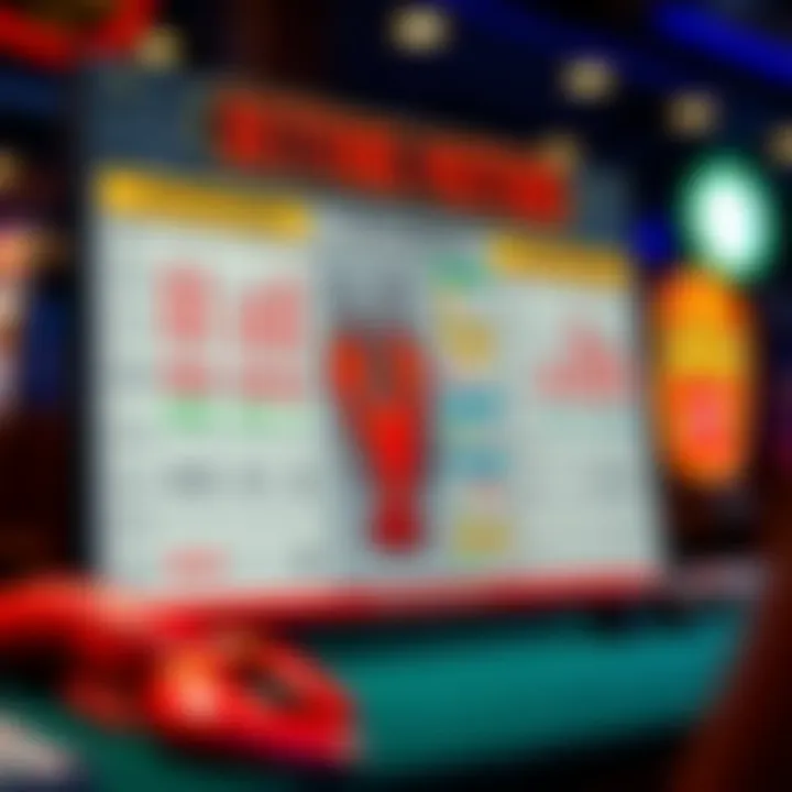 Betting Patterns and Strategies A strategic analysis chart showcasing betting patterns in slot games