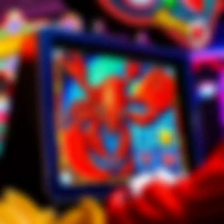 Gameplay Interface of Lobstermania An engaging illustration of the Lobstermania gameplay interface