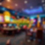 Nebraska state outline with online casino elements