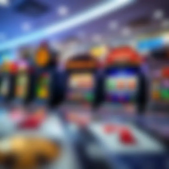 Diverse Slot Machine Options Slot machine variety display