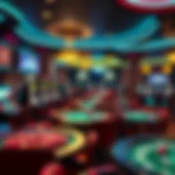 Virtual casino gaming environment