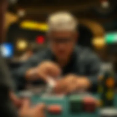 Strategic gameplay showcasing a player analyzing cards