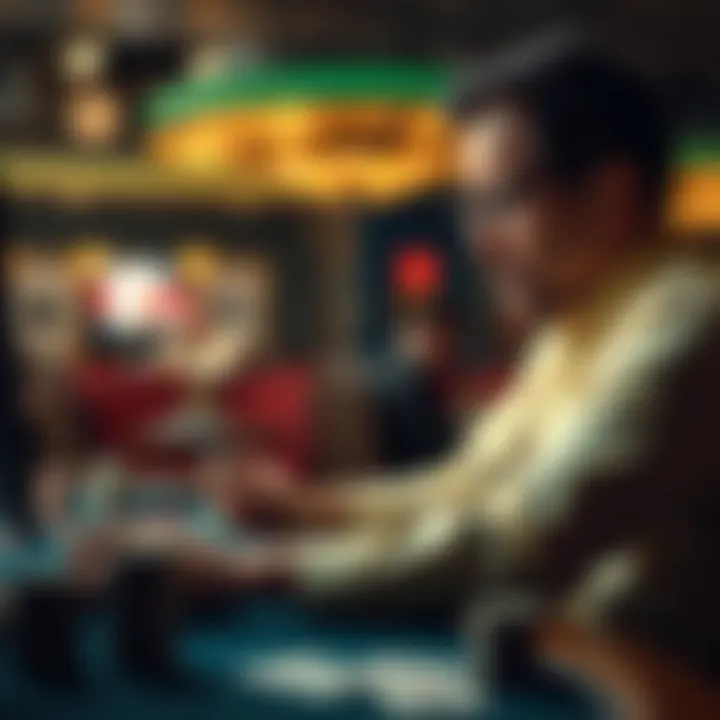 Strategic Analysis in Online Poker Player analyzing poker strategies