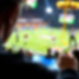 User engaging with DraftKings on a mobile device