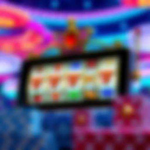 Vibrant Visuals of Top Slot Games Vibrant visuals of top slot games on iPad