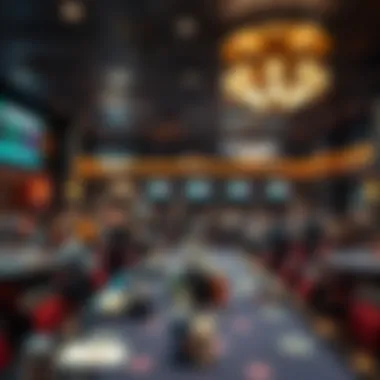 Popular Poker Venue in San Diego An overview of a popular poker venue in San Diego filled with players