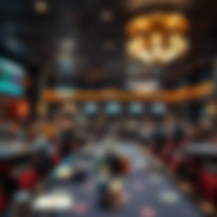 Popular Poker Venue in San Diego An overview of a popular poker venue in San Diego filled with players