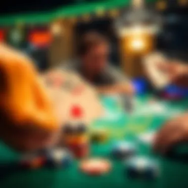 Strategic Gameplay in Card Games An engaging scene of strategic gameplay in a virtual card game.