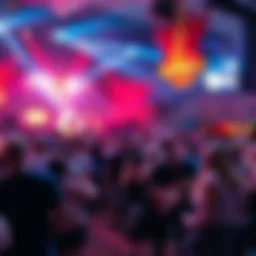 Vibrant concert atmosphere at Seminole Hard Rock