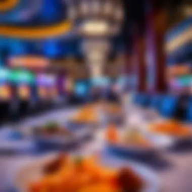 Delicious dishes from one of the on-site restaurants at the casino