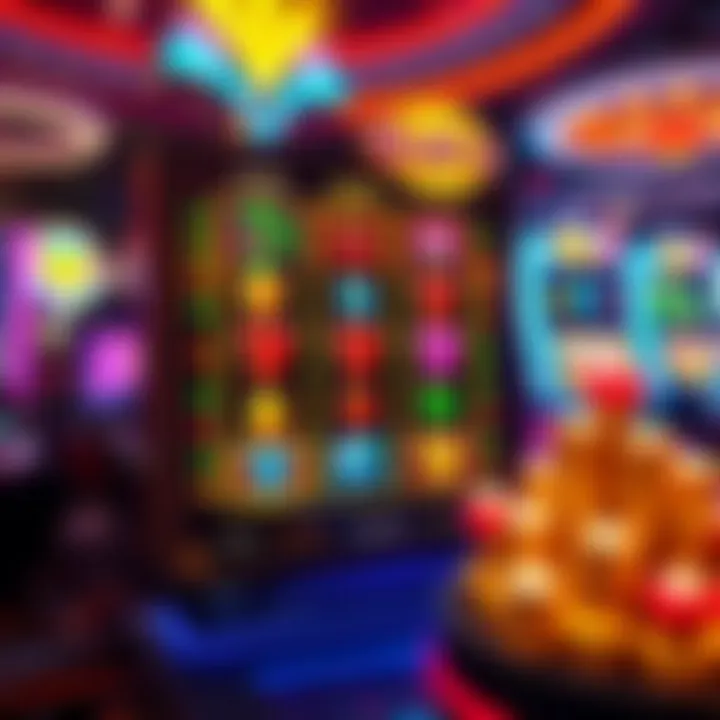 Vibrant Slot Game Interface An engaging slot game interface showcasing vibrant graphics and user-friendly layout