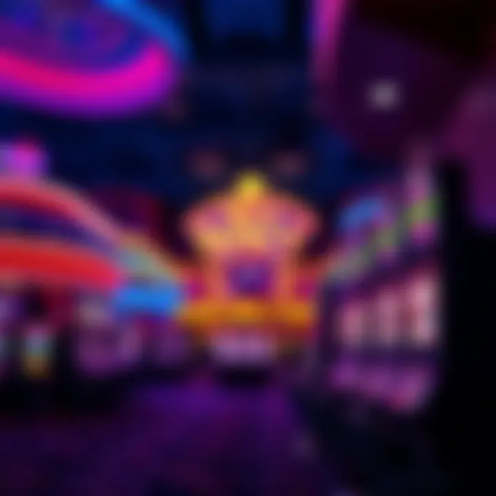 The energetic ambiance of River Spirit Casino at night