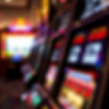 Jackpot Winning Moment Close-up of a winning slot machine with jackpot display