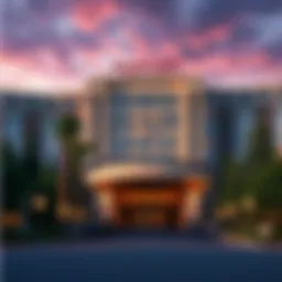 The stunning exterior of Foxwoods Resort Casino showcasing its grandeur