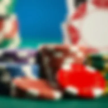 Materials Used in Crafting Custom Poker Chips A close-up of distinctive poker chip materials