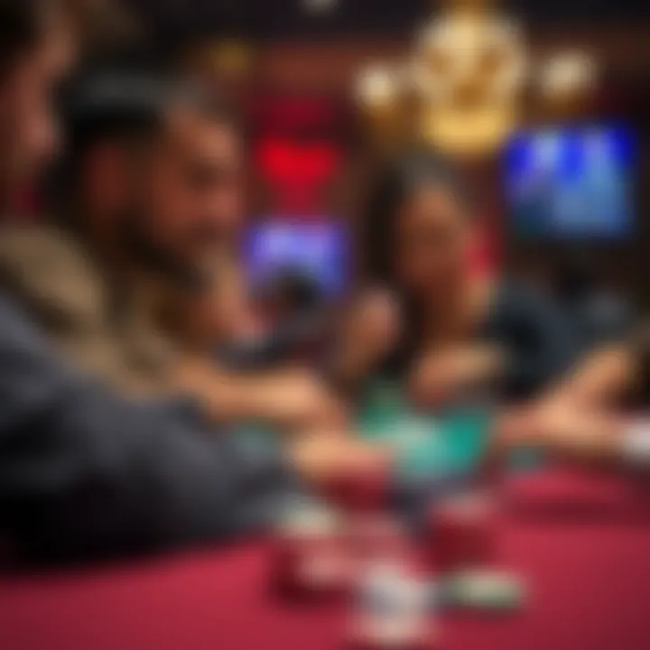 Enhancing the Poker Experience with Custom Chips Players enjoying a poker game with custom chips