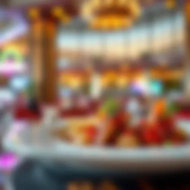 Culinary Delights at Golden Nugget An exquisite dish presented at one of the renowned restaurants within the Golden Nugget.