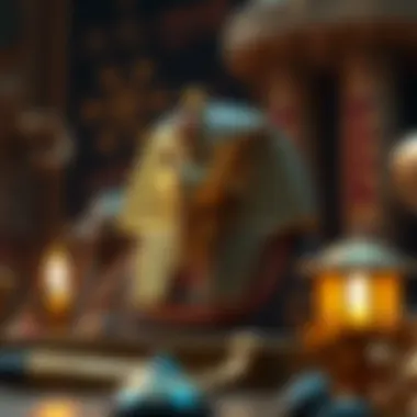 Ancient Egyptian symbols and artifacts