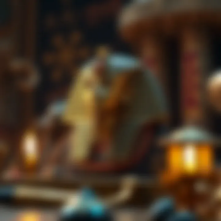 Ancient Egyptian symbols and artifacts