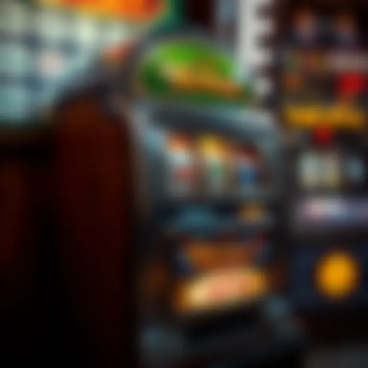 Vintage Nickel Slot Machine A vintage nickel slot machine highlighting its historical significance