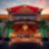 Grand entrance of Mohawk Casino showcasing its architectural elegance