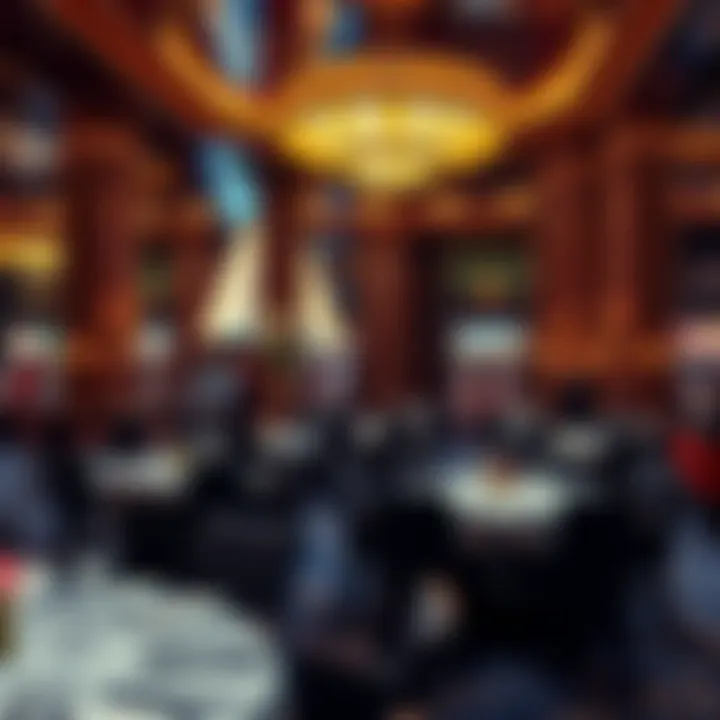 Elegant dining area highlighting the culinary experiences offered